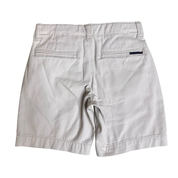 U.S. Polo Assn Flat Front Stone Twill Hartford Short Boys Size 4 Shorts Pockets - Picture 2 of 7